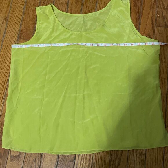 Bundle of two sleeveless summer tops asymmetrical collared wrap sheer blouse - Picture 2 of 12